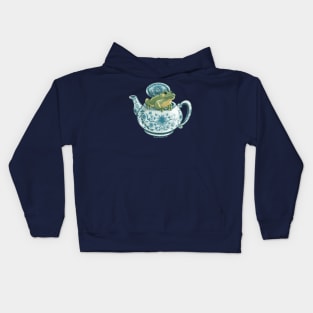 Teapot Frog Kids Hoodie